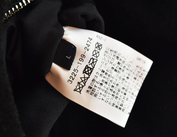 ユナイテッドアローズ UNITED ARROWS スウェードダブルライダースジャケット 3225-199-2474 ジャケット ブラック Lサイズ 103MT-3117