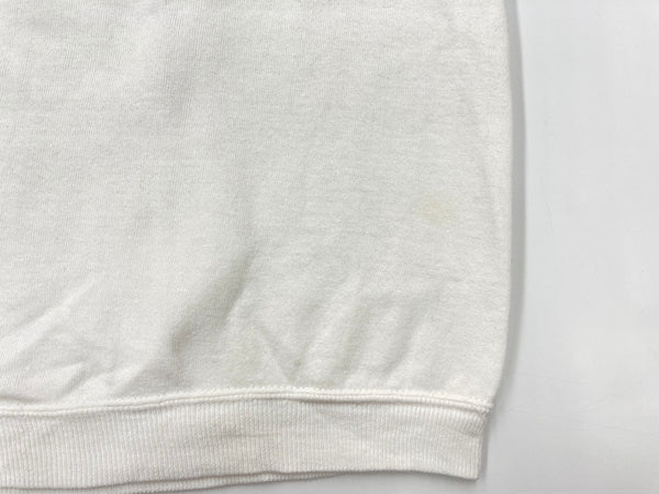 ヴィンテージ vintage 80s 80年代 ラグランスリーブ ヴィンスウェ バックプリント 白 スウェット プリント ホワイト XLサイズ 104MT-1724