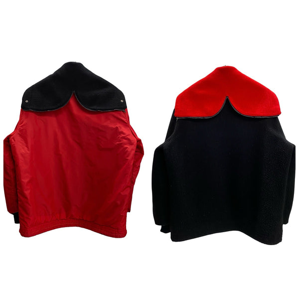 【曜日割引対象外】 ヴィンテージ vintage ~60's セーラーカラー リバーシブルジャケット アルミCONMAR ジャケット レッド 201MT-4578 VB