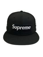 シュプリーム SUPREME ニューエラ NEWERA Jerseys ジャージーズ ボックスロゴ 黒 59FIFTY 60.6cm 7 5/8　 帽子 メンズ帽子 キャップ ブラック 101hat-121