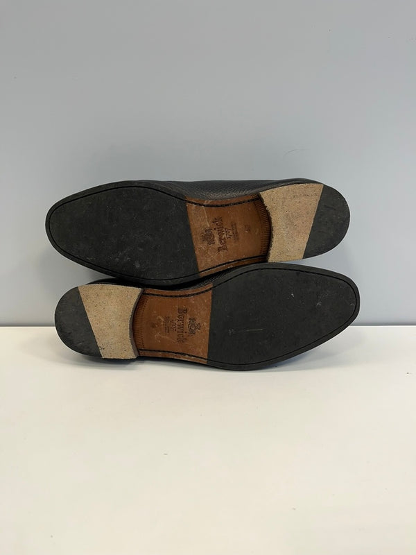 バーウィック Berwick1707 タッセルローファー シボ革 黒 5154 メンズ靴 ローファー ブラック EU42 101sh-2264