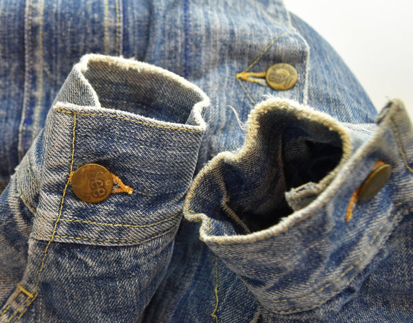 リー Lee 70's STORM RIDER ストームライダー Denim Jacket デニム ジャケット ブランケット MADE IN USA 101-LJ  ジャケット ブルー 103MT-3400