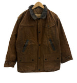 バブアー BARBOUR 90's 90年代 BUCKHOUSE バックハウス ダブルネーム BUSHMAN JACKET ブッシュマンジャケット ワックス コットン オイルドジャケット ハンティング VINTAGE ヴィンテージ ジャケット ブラウン 101MT-5336