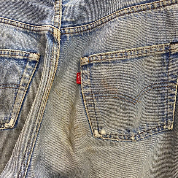 【曜日割引対象外】 リーバイス Levi's 80's 501 赤耳 ボタン裏524 USA製 デニム ブルー W32サイズ 201MB-1037 VB