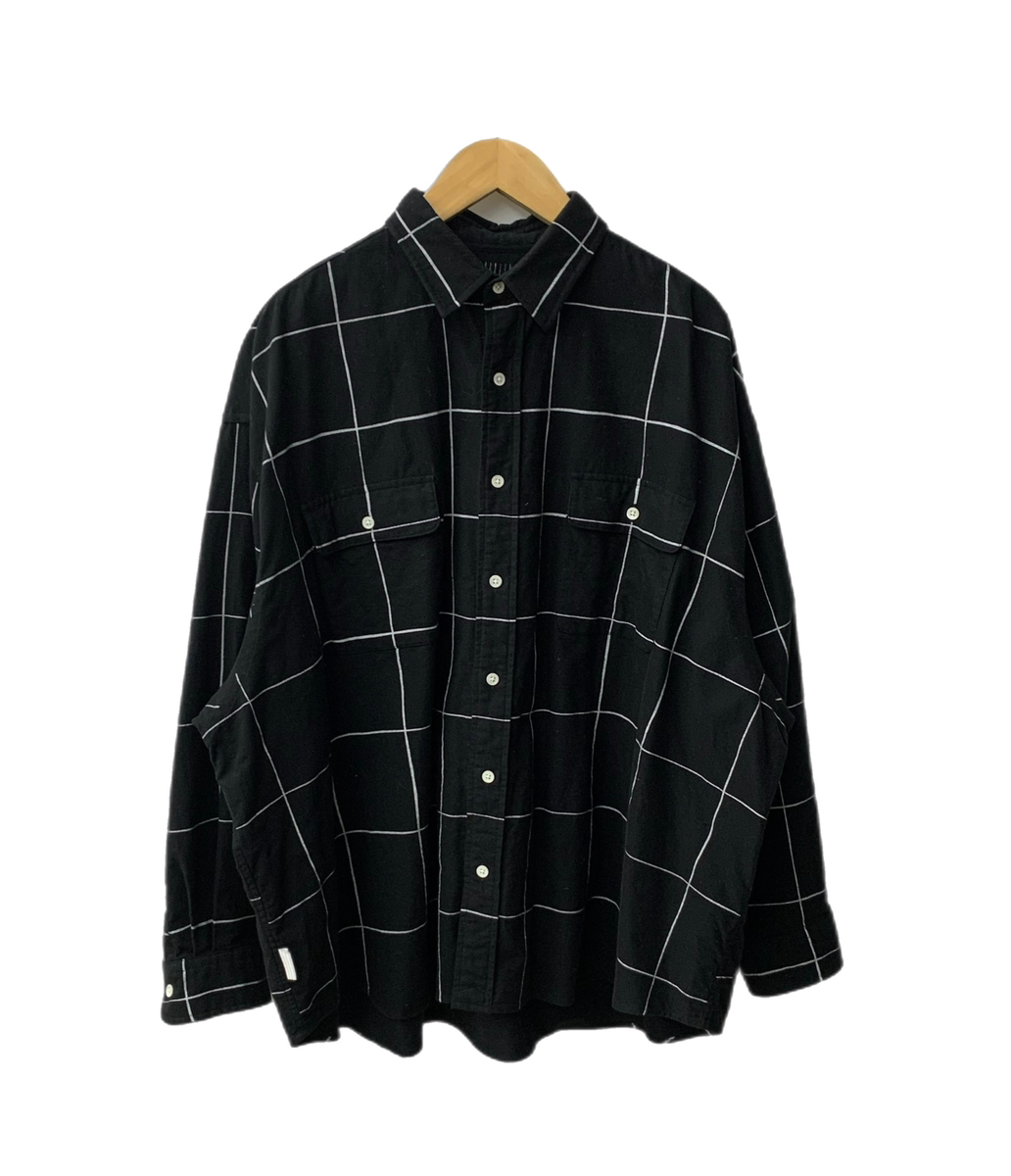 ストライプ フォー クリエイティブ STRIPES FOR CREATIVE 21AW SFC SHIRTS 長袖シャツ ブラック XXXXLサイズ  201MT-2690 | 古着通販のドンドンサガール