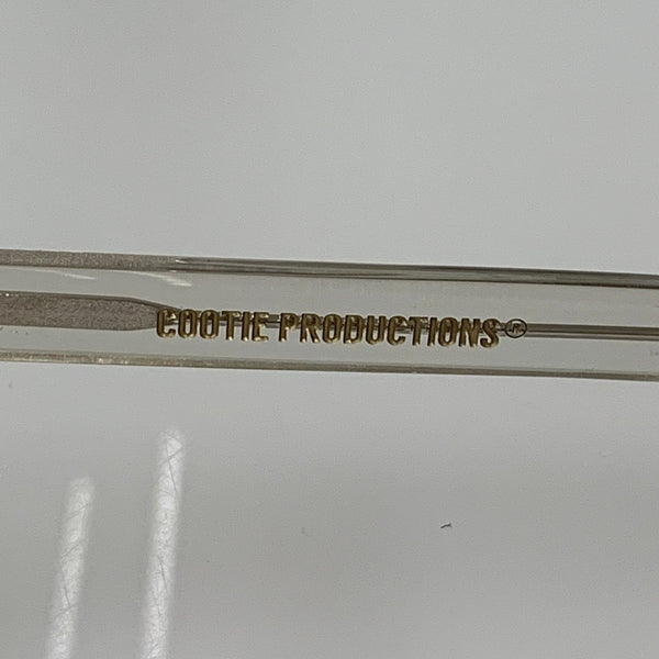 【中古】クーティープロダクションズ COOTIE PRODUCTIONS Raza Round Glasses 眼鏡・サングラス サングラス 透明 201goods-756