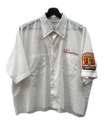 ヴィンテージ vintage 70's 70年代 Arrow BARD SHRINERS シュライナー フリーメイソン チェーンステッチ 白 サイズ17 半袖シャツ 刺繍 ホワイト 104MT-1720