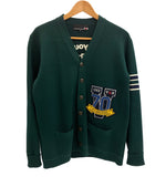 ヴァンヂャケット VAN Jacket INC. 70th ANNIVERSARY 70周年記念 レタード カーディガン カーディガン グリーン Mサイズ 101MT-3802