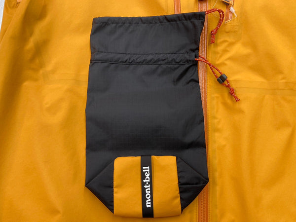 モンベル mont-bell テンペストジャケット GORE-TEX ゴアテックス マウンテンパーカー シェル アウトドア ジャケット ロゴ オレンジ Lサイズ 104MT-2080