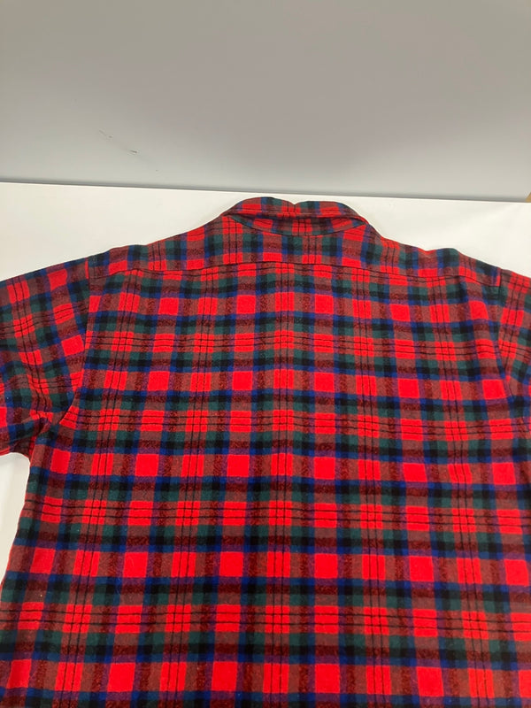 ペンドルトン PENDLETON 70's 70s 70年代 ボードシャツ ウールシャツ WOOL チェック  MADE IN USA アメリカ製 ヴィンテージ vintage 長袖シャツ レッド Lサイズ 101MT-3668