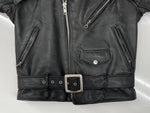 ショット SCHOTT Perfecto LEATHER JACKET レザー ジャケット ダブル ライダース バイカー アウトドア USA製 アウター 黒 サイズ 34 ジャケット 無地 ブラック 104MT-1692