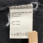 アンダーカバー UNDERCOVER 22AW WIDE TEE PSYCHO JQパッチ UC2B4809-1 Tシャツ ブラック 5サイズ 201MT-3950
