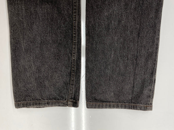 リーバイス Levi's 90s 90年代 501 先染め ブラック ジーンズ ジーパン USA製 ボタン裏544 無地 デニム ブラック W30 L34 104MB-294