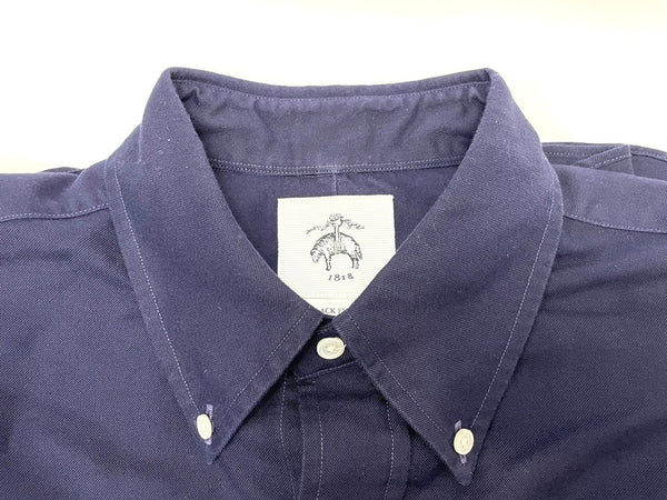 ブラックフリースバイブルックスブラザーズ BLACKFLEECE by BROOKS BROTHERS ボタンダウン 長袖シャツ BB4 ネイビー 601MT-25