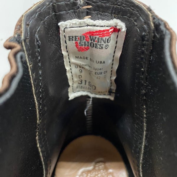 【曜日割引対象外】 レッドウィング RED WING CLASSIC CHELSEA USA製 9 3190 メンズ靴 ブーツ サイドゴア ブラウン 27cmサイズ 201-shoes1519 VB