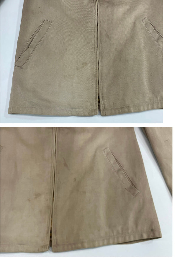 ヴィンテージ vintage 50's 50年代 FIELD & STREAM ギャバジン スポーツジャケット ハンティング ブルゾン TALON ZIP タロンジップ ジャケット ベージュ 101MT-4139