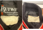 バトウィン BUTWIN 80's 80年代 黒タグ ウールメルトン スタジャン varsity jacket  袖レザー アメリカ製 MADE IN USA VINTAGE ヴィンテージ   ジャケット ブラック Sサイズ 101MT-5018