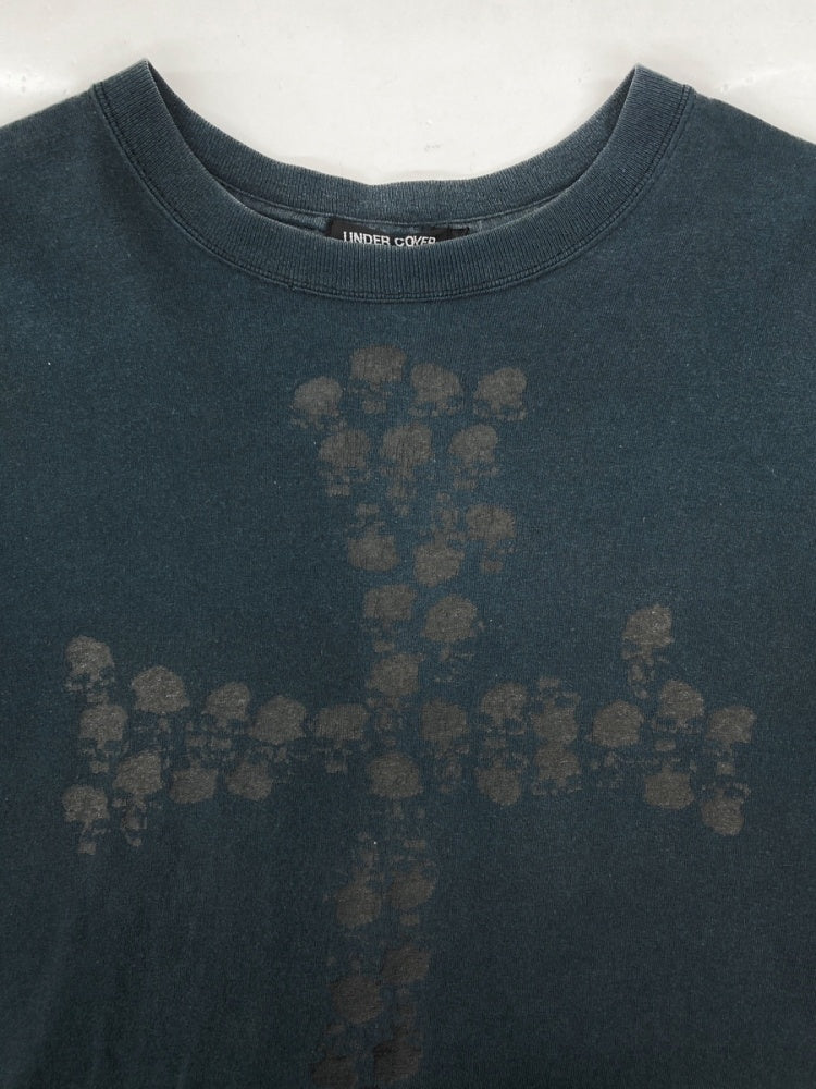 アンダーカバー UNDERCOVER 90s SKULL CROSS TEE スカル クロス T