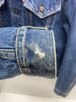 【曜日割引対象外】 リーバイス Levi's 4th 70505 ケアタグ 不均等V 刻印52 デニムジャケット ブルー 201MT-3506 VB