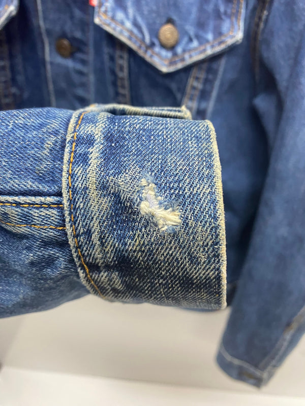 【曜日割引対象外】 リーバイス Levi's 4th 70505 ケアタグ 不均等V 刻印52 デニムジャケット ブルー 201MT-3506 VB