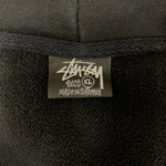 ステューシー STUSSY ジップパーカー BASIC STUSSY ZIP HOODIE パーカ ブラック XLサイズ 201MT-4093