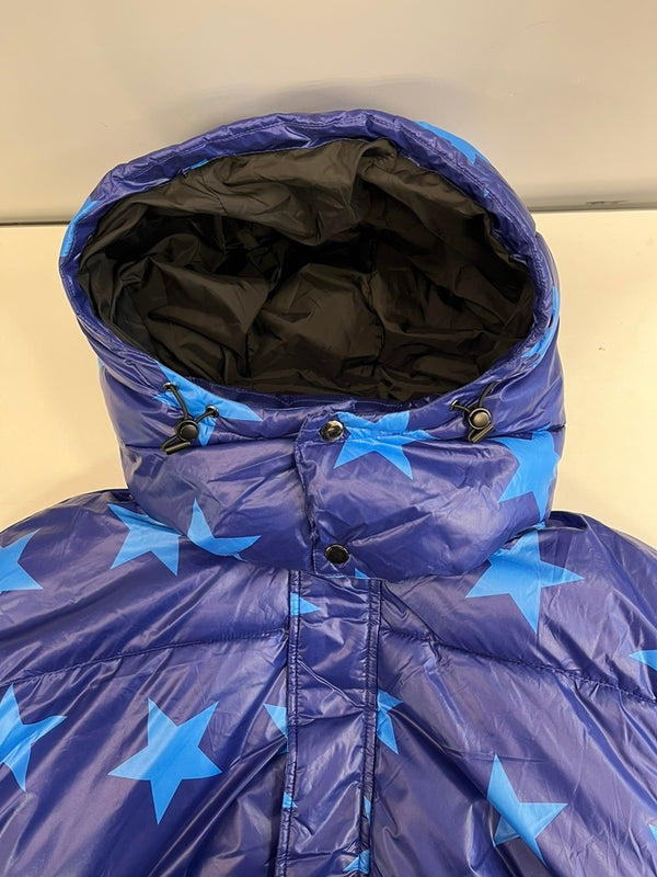 オールウェイズ always do what you should do ダウンジャケット 星柄 紫 青 ジャケット パープル Mサイズ 101MT-5399