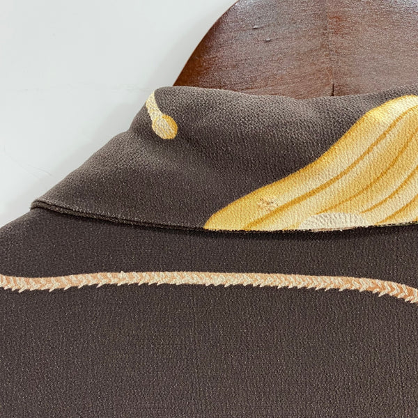 【曜日割引対象外】 サンサーフ SUN SURF Noh Mask 能面 アロハシャツ SS31609 半袖シャツ ブラウン Mサイズ 201MT-3826 VB