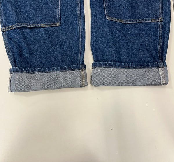 カーハート Carhartt Dungaree Fit Double Knee ダブルニー デニムパンツ B73-DST デニム ブルー W36×L32 101MB-653