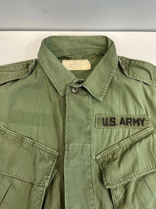 ミリタリー military ヴィンテージ Vintage 60s US ARMY 2nd ファティーグジャケット トロピカル コンバット ジャケット ジャケット カーキ 101MT-4876