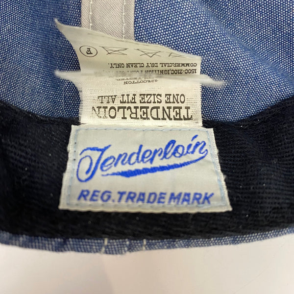 【中古】テンダーロイン TENDERLOIN デニム キャップ 帽子 メンズ帽子 キャップ ブルー 201goods-596