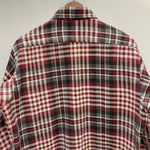 【曜日割引対象外】 ヴィンテージ vintage Sears 70's プリントネルチェックシャツ 長袖シャツ レッド 201MT-4675 VB