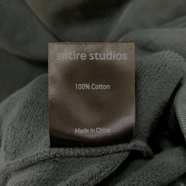 エンタイアスタジオ ENTIRE STUDIOS HEAVY HOOD SOOT ES2125 パーカ グリーン Mサイズ 201MT-4256