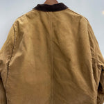 【曜日割引対象外】 カーハート Carhartt 00's トラディショナルコート USA製 ジャケット ブラウン Lサイズ 201MT-4154 VB