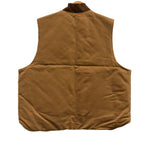 カーハート Carhartt 00's DUCK VEST ARCTIC QUILT LINED V01-BRN BROWN ブラウン ナイロンキルティングライナー コットン ダック 2XL ベスト ブラウン 3Lサイズ 101MT-3704