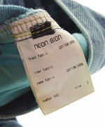 ネオンサイン NEON SIGN BAGGY DENIM SLACKS バギーテーパードパンツ 543 デニム ブルー 2 103MB-399