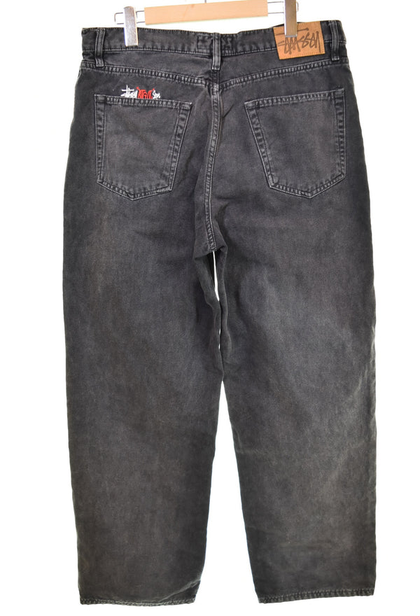ステューシー stussy  Washed Canvas Big OL デニムパンツ W32 116618 デニム ブラック 32 103MB-576