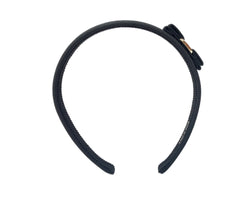 サルヴァトーレフェラガモ Salvatore Ferragamo ヴァラリボン コットン メタル カチューシャ ヘアアクセサリー クラシカル フェミニン イタリア製 BLACK 黒 340086 レディース その他 ロゴ ブラック 104H-35