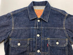 リーバイス Levi's 2nd セカンド 507 90's 90年代 復刻 日本製 デニムジャケット Gジャン 濃紺 71507-XX サイズ 34 ジャケット 無地 ネイビー 104MT-1992