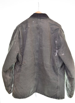 カーハート Carhartt MEXICO製 C28 DUCK WORK JACKET traditional トラディショナル C28  ジャケット グリーン Lサイズ 103MT-3532