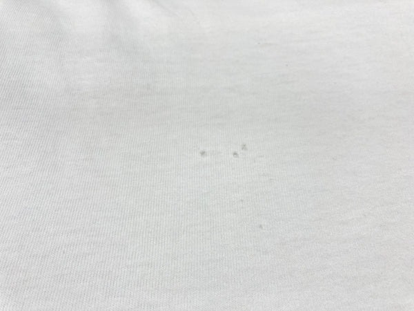 ステューシー STUSSY オールド OLD 紺タグ 90's 00's 半袖 カットソー クルーネック シングルステッチ プリント ロゴ WHITE 白 Tシャツ ワンポイント ホワイト Lサイズ 104MT-1777