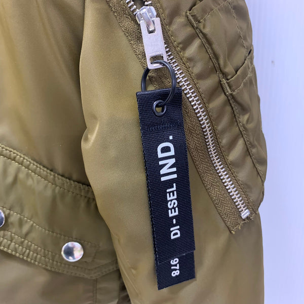 ディーゼル DIESEL W-LOUIS JACKET エコファー アビエイタージャケット A00563 ジャケット ブラウン XSサイズ 201MT-4545