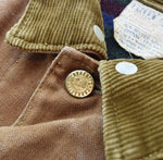カーハート Carhartt 40年代 50年代 ハートタグ ダック カバーオール DUCK COVERALL JACKET ガチャポケ VINTAGE ヴィンテージ  40s 50s 40's 50's ジャケット ブラウン 103MT-2182