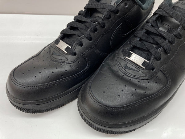 ナイキ NIKE 23年製 × SUPREME シュプリーム AIR FORCE 1 LOW エア フォース ロー AF1 スケボー シューズ 黒 CU9225-001 メンズ靴 スニーカー ブラック 27.5cm 104S-1000