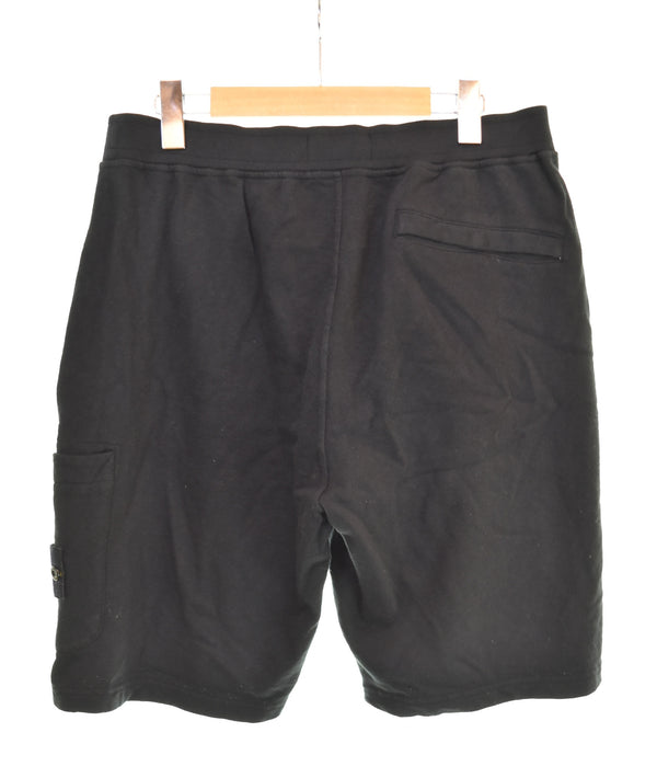 ストーンアイランド STONE ISLAND コンパス 刺繍ロゴパッチハーフパンツ ショートパンツ 781564060 ハーフパンツ ブラック LLサイズ 103MB-668