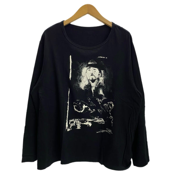 ブラックスキャンダルヨウジヤマモト BLACK Scandal Yohji Yamamoto BS 落書きPT LS NN-T37-097 ロンT ブラック 2サイズ 201MT-3942