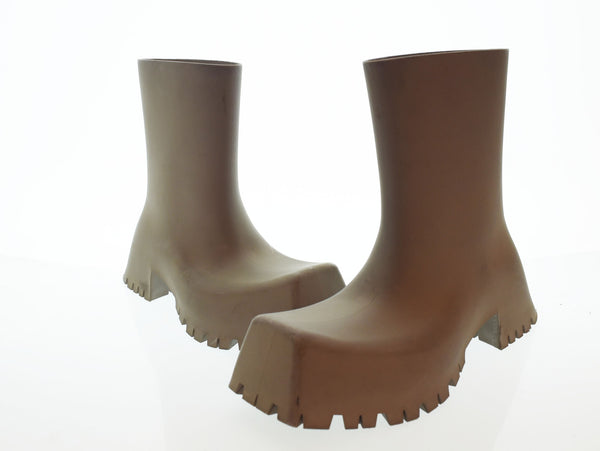 バレンシアガ BALENCIAGA 22SS TROOPER RUBBER BOOT トルーパーラバーブーツ グレー 680660 メンズ靴 ブーツ その他 グレー 29cm 103S-852