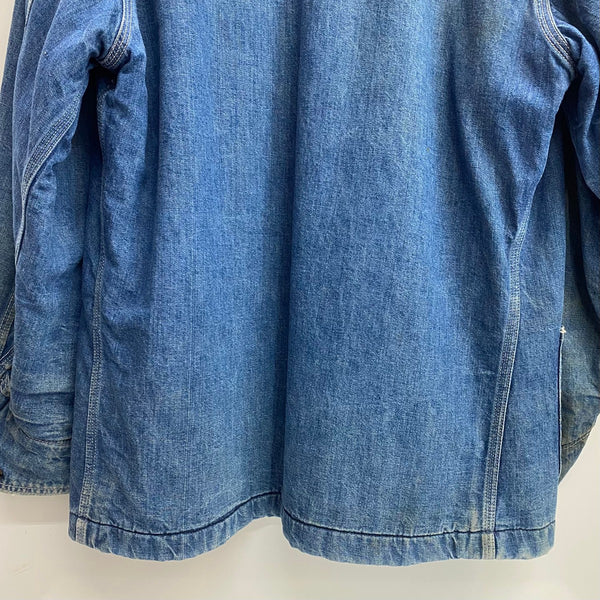 【曜日割引対象外】 ヴィンテージ vintage 70's リー Lee 81-LJ ブランケットライナー デニムカバーオール USA製 ジャケット ブルー 201MT-3691 VB