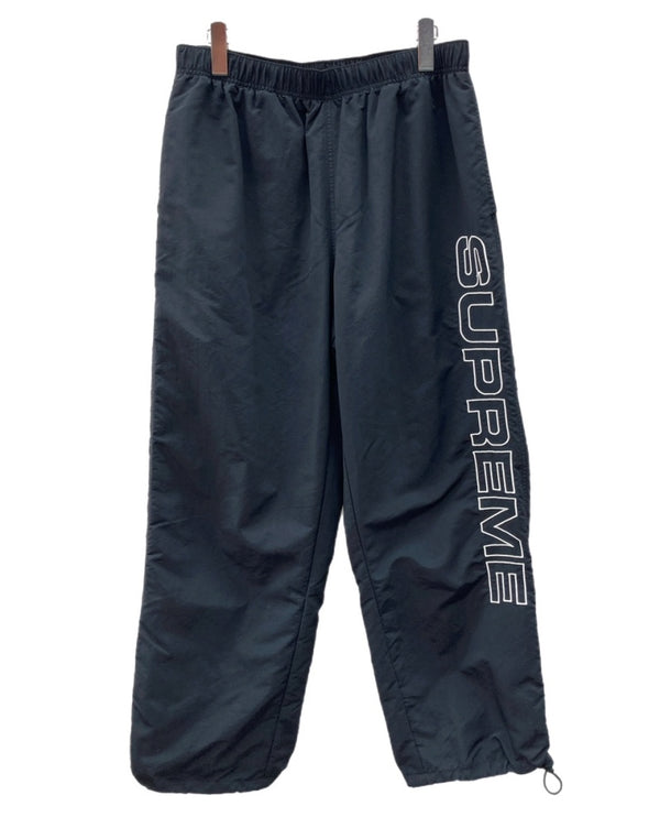 シュプリーム SUPREME 24FW spellout embroidered track pant スペルアウト エンブロイダリー トラック パンツ 黒 刺繍 ボトムスその他 ブラック Lサイズ 104MB-319