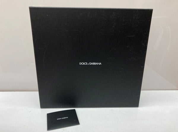 ドルチェ＆ガッバーナ Dolce&Gabbana VERO CUOIO ミドルブーツ チゼルトゥ スクエアトゥ ロゴ金具 ゴールド 刻印 イタリア製 BLACK 黒 DIW5080031 レディース靴 ブーツ その他 ブラック SIZE37 1/2 104S-720