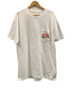 ヴィンテージ vintage 90's 90年代 DELTA  Winston WINNERS CLUB ウィンストン 企業モノ アートT ポケットTシャツ ポケT MADE IN USA アメリカ製 XL Tシャツ ホワイト LLサイズ 101MT-5185
